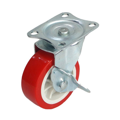 AMTECH-4pcs 3 Inch (75 mm) Swivel Castor Set (200kg Loading Capacity)