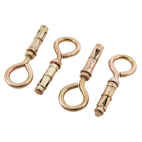 AMTECH-4pc 10mm Closed Hook Bolts
