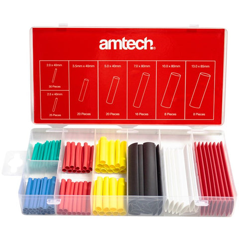 AMTECH-127pc Colour Heat Shrink Assortment