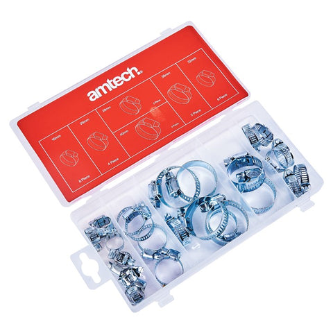 AMTECH-26pc Assorted Hose Clamp Set
