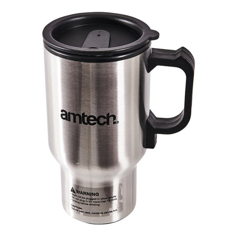 AMTECH-Heated Stainless Steel Travel Mug