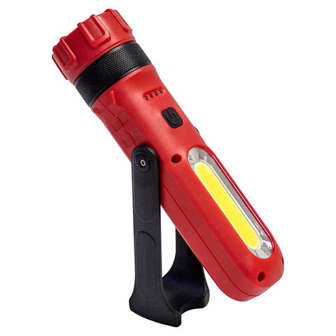 AMTECH-3W COB USB rechargeable power bank torch