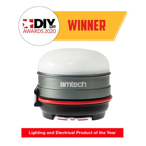 AMTECH-Multi-function USB rechargeable lantern with power bank