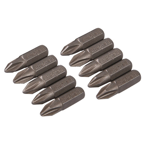 Silverline-Phillips Cr-V Screwdriver Bits 10pk