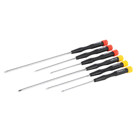 Silverline-Extra-Long Precision Screwdriver Set 6pce