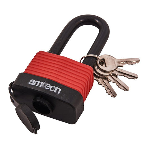 AMTECH-50mm Long Shackle Weatherproof Padlock