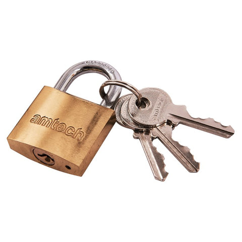 AMTECH-32mm Brass Padlock