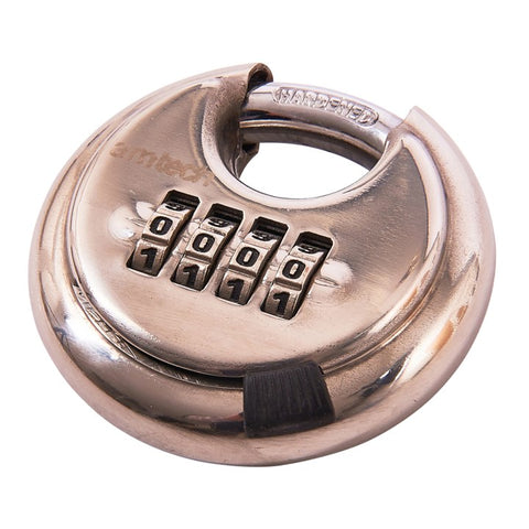 AMTECH-70mm 4 Digit Combination Disc Padlock