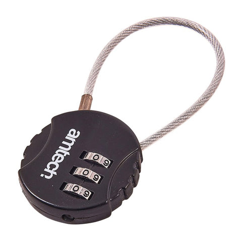 AMTECH-3 Digit Combination Cable Lock