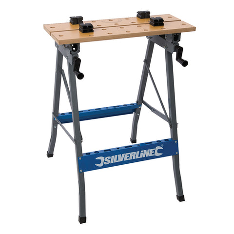 Silverline-Heavy Duty Flip-Top Workbench