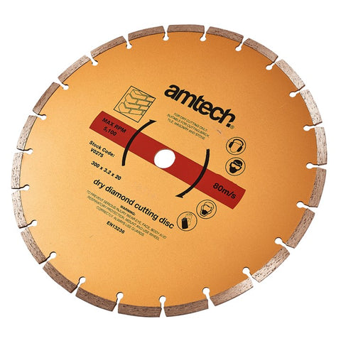 AMTECH-300mm segmented diamond cutting disc