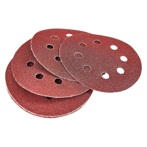 AMTECH-10pc Circular Sanding Sheet Set (P120 Grit) (Dia 115mm)