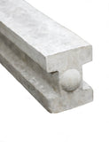 Concrete 2 Way Slotted Intermediate Fence Post 2440mm