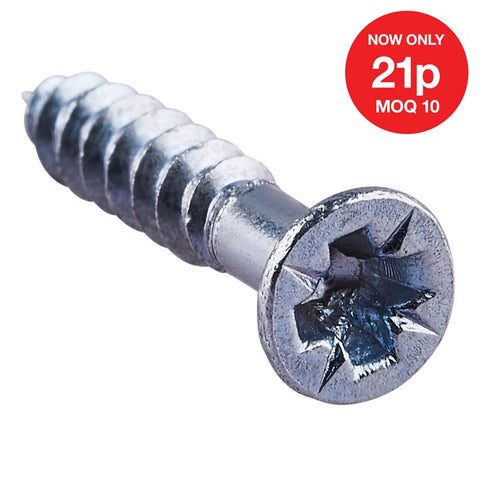 AMTECH-3mm X 16mm Pz Countersunk Wood Screws (58pc)