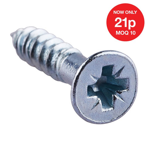 AMTECH-4mm X 20mm Pz Countersunk Wood Screws (28pc)