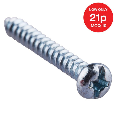 AMTECH-3.5mm X 25mm   Self Tapping Screw (30pc)