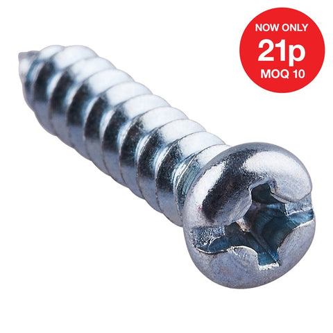 AMTECH-4mm X 20mm   Self Tapping Screw (35pc)