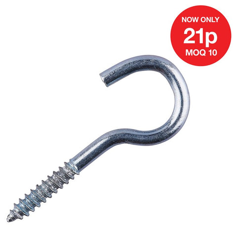 AMTECH-35mm Screw Hook (15pc)