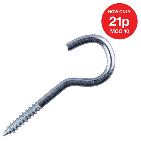 AMTECH-40mm Screw Hook (12pc)