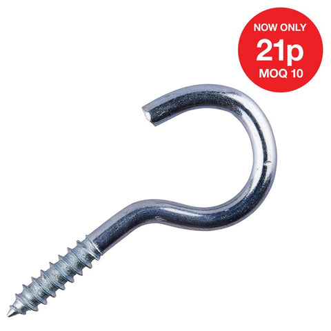 AMTECH-45mm Screw Hook (10pc)