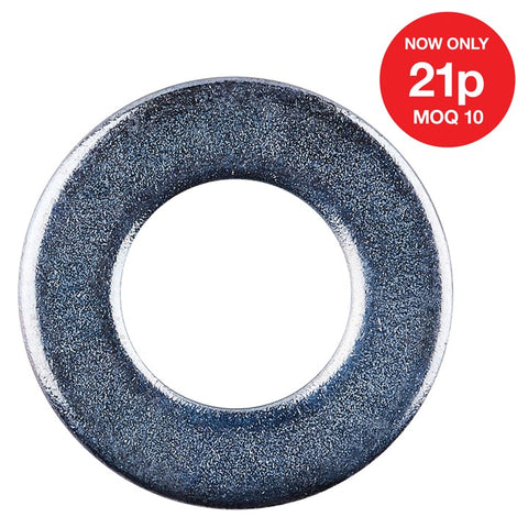 AMTECH-8mm Flat Washers (28pc)
