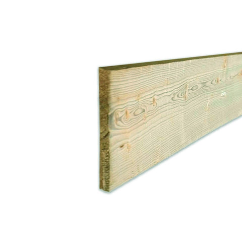 Gravel Board Treated Sawn Timber - 22 x 150 x 3000mm